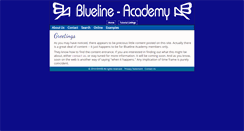 Desktop Screenshot of bluelineacademy.com