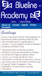 Mobile Screenshot of bluelineacademy.com